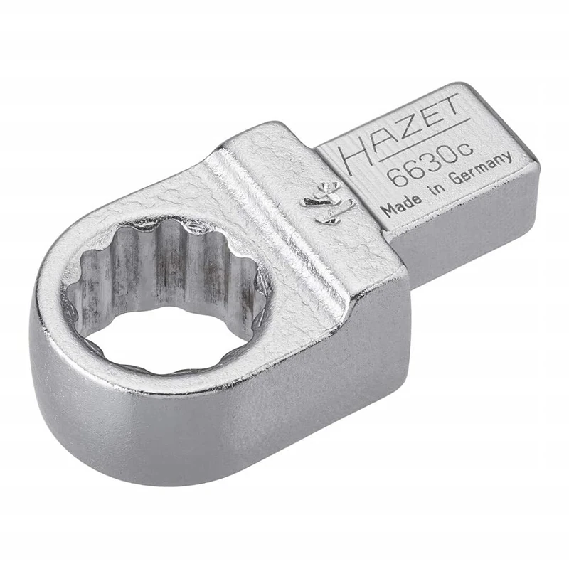 HAZET 6630C-14 45 mm 12-Point Traction Profile Insert Box-End Wrench - Chrome-Plated