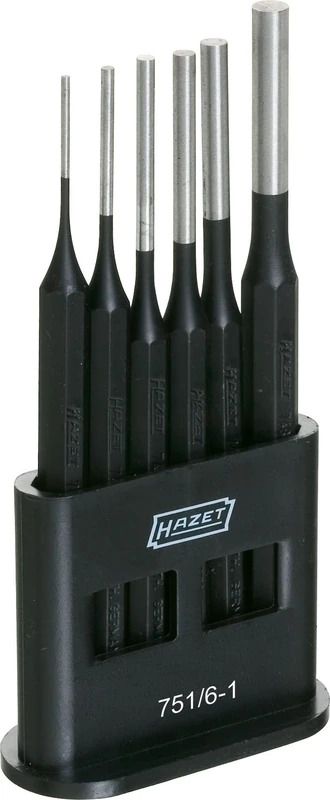 HAZET 751/6-1 Drift Pin Set - Multi-Colour