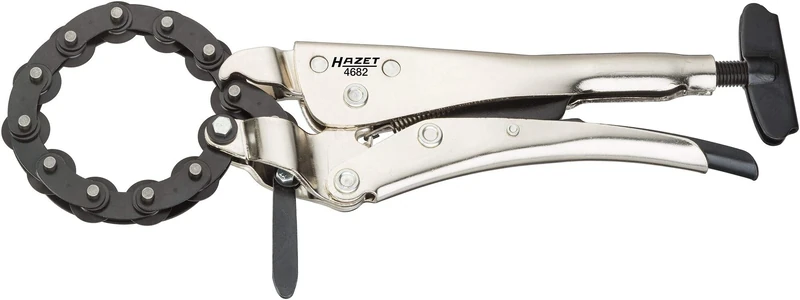 HAZET 4682 255 mm Chain Tube Cutter Nickel-Plated