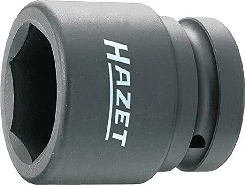 HAZET 1100S-41 70 mm 6-Point Impact/Power Screwdriver Socket Hexagon Profile - Phosphatised/Oiled