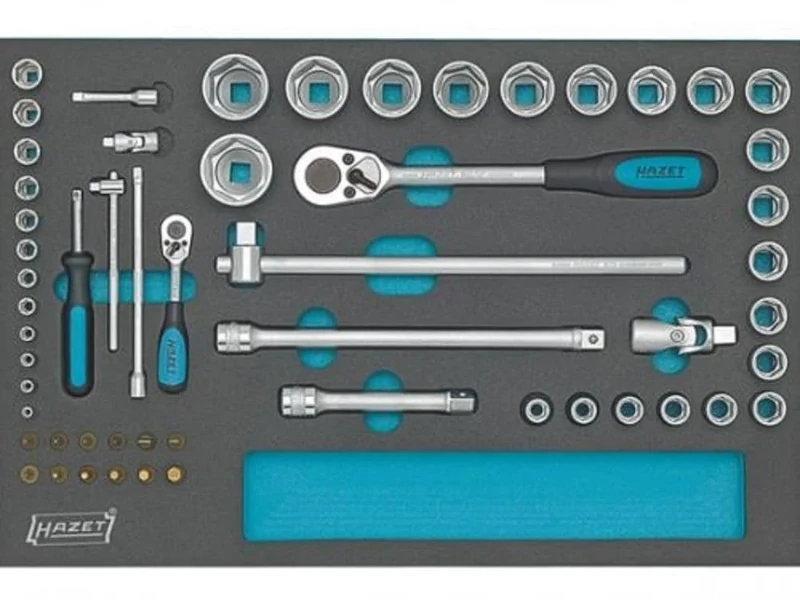 HAZET 163-57L 2-Component Soft Foam Insert - Multi-Colour