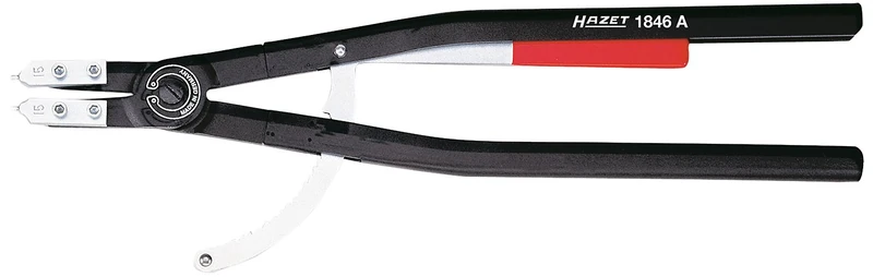 HAZET 1846A-5 545 mm Lock Ring Pliers - Powder Coated