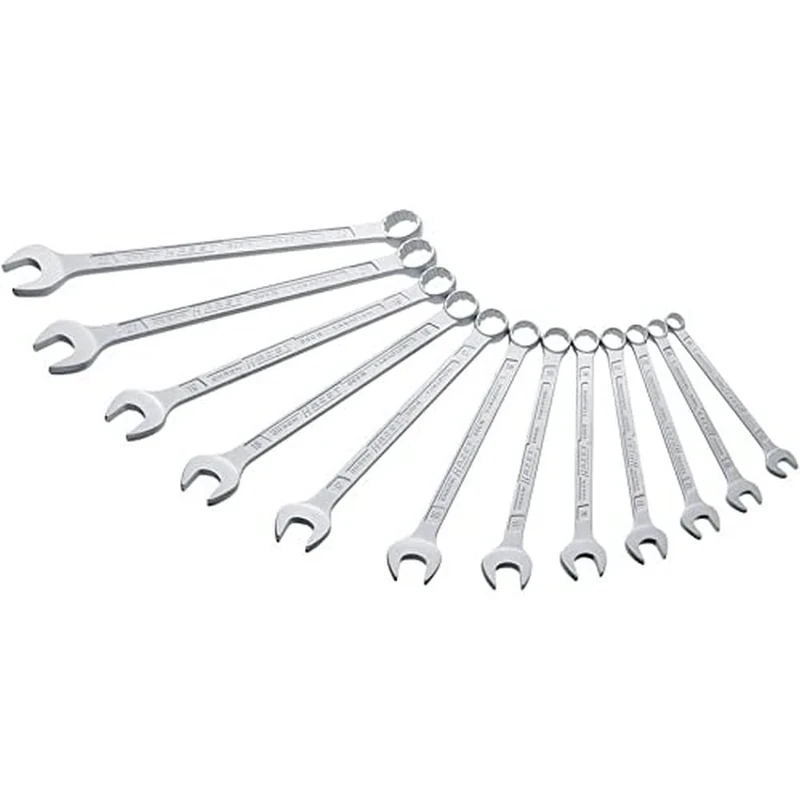 HAZET 600N/12N Combination Wrench Set - Chrome-Plated - Image 1