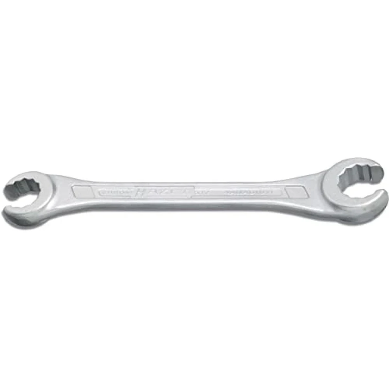 HAZET 612-24X27 260 mm 12-Point Profile Double Box-End Open Wrench - Chrome-Plated