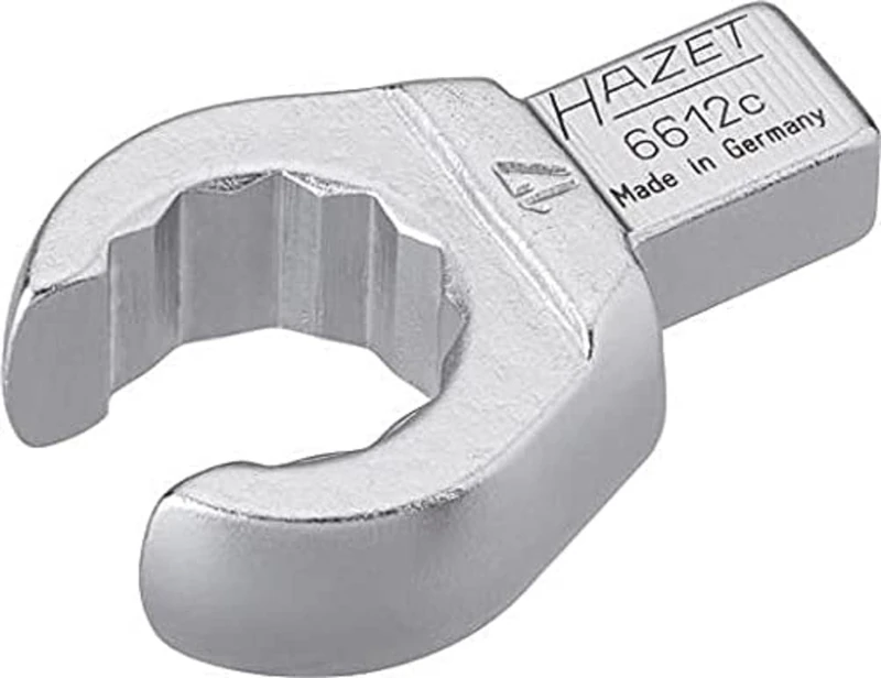 HAZET 6612C-17 45.9 mm 12-Point Profile Insert Box-End Open Wrench - Chrome-Plated