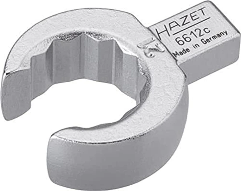 HAZET 6612C-21 48 mm 12-Point Profile Insert Box-End Open Wrench - Chrome-Plated
