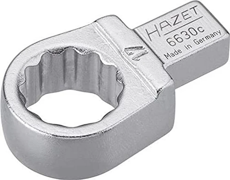 HAZET 6630C-17 47 mm 12-Point Traction Profile Insert Box-End Wrench - Chrome-Plated