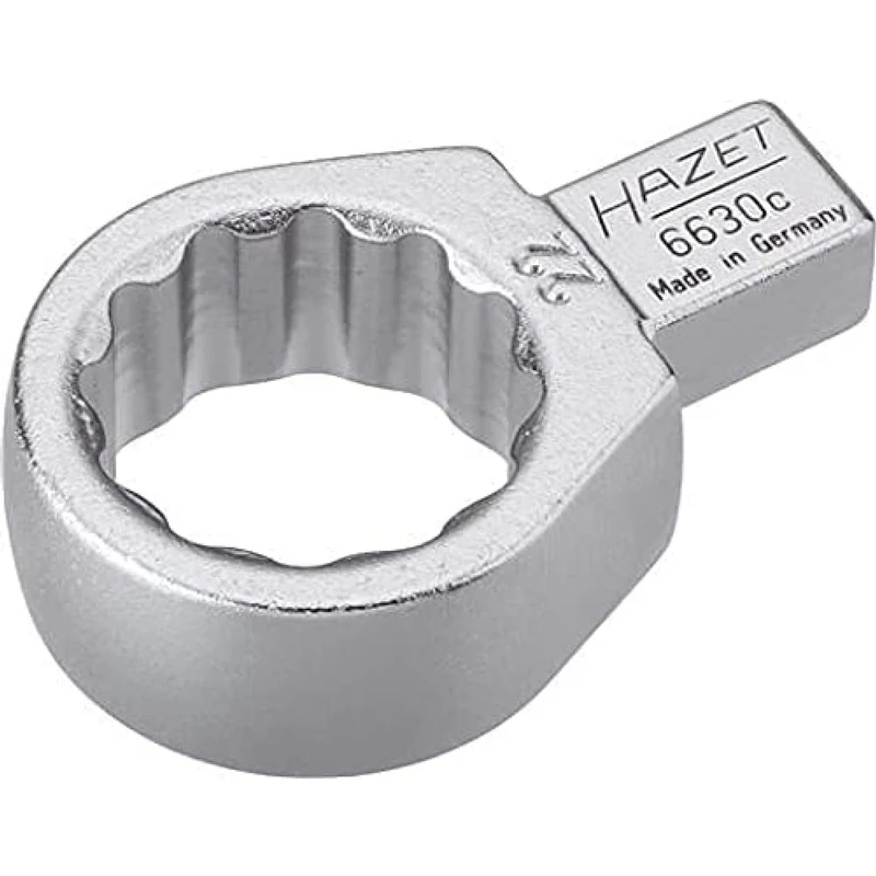 HAZET 6630C-22 50.8 mm 12-Point Traction Profile Insert Box-End Wrench - Chrome-Plated