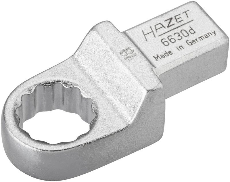 HAZET 6630D-18 64.3 mm 12-Point Traction Profile Insert Box-End Wrench - Chrome-Plated