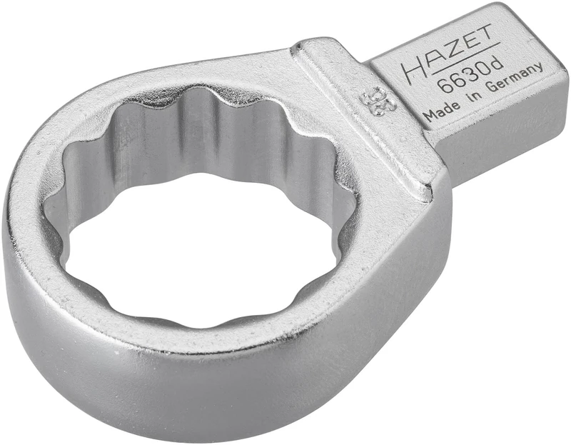 HAZET 6630D-36 82.5 mm 12-Point Traction Profile Insert Box-End Wrench - Chrome-Plated