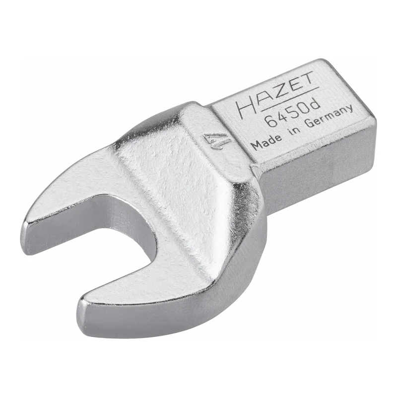 HAZET 6450D-41 79 mm Hexagon Profile Insert Open-End Wrench - Chrome-Plated