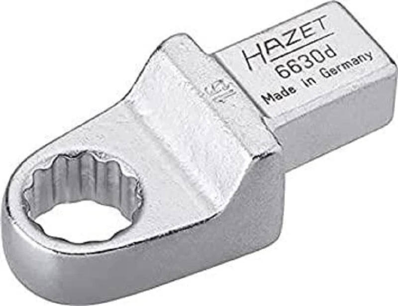 HAZET 6630D-15 62 mm 12-Point Traction Profile Insert Box-End Wrench - Chrome-Plated