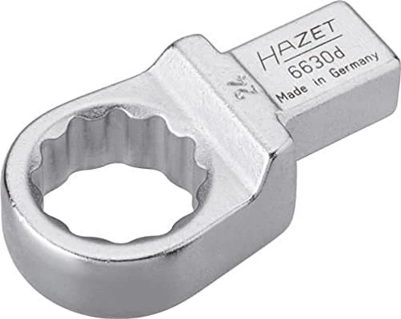 HAZET 6630D-24 68.8 mm 12-Point Traction Profile Insert Box-End Wrench - Chrome-Plated