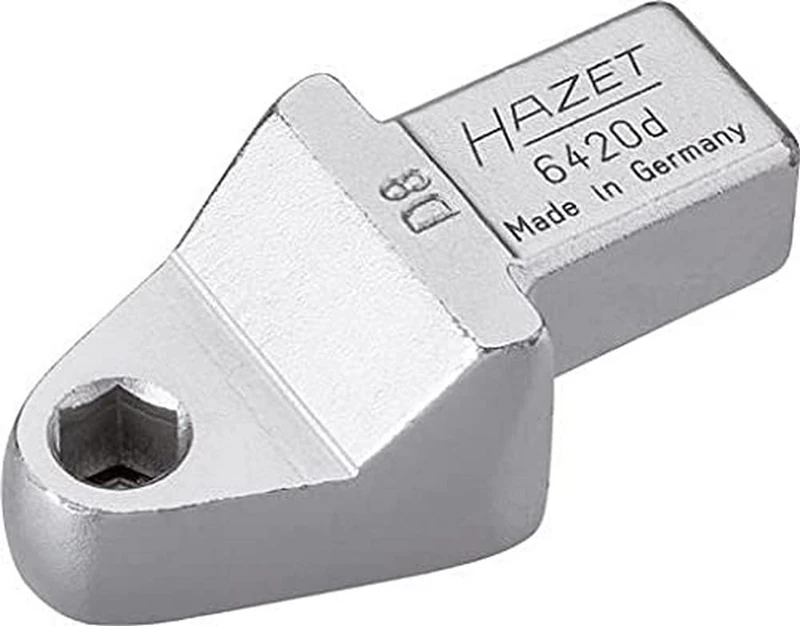HAZET 6420D 58 mm Hexagon Hollow Insert Tool Holder for Bits - Chrome-Plated