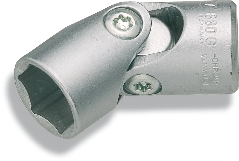 HAZET 880G-12 44 mm Joint Traction Profile Socket - Chrome-Plated/Polished