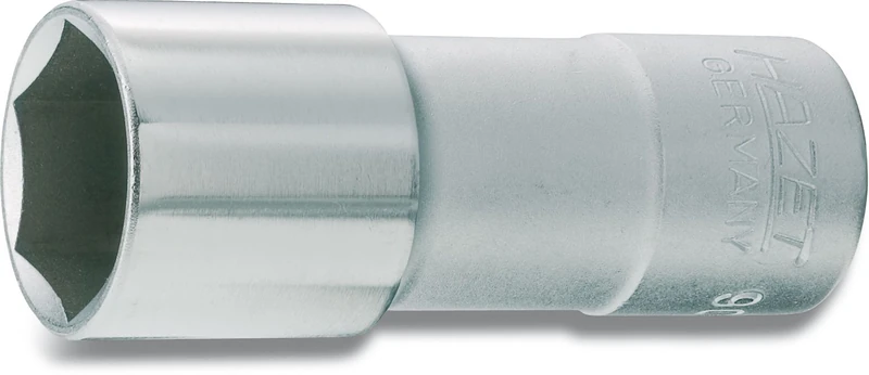 HAZET 900AMGT 71 mm Hexagon Profile Spark Plug Socket - Chrome-Plated/Polished