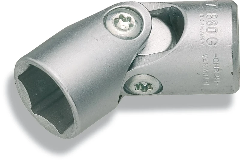 HAZET 880G-17 46 mm Joint Traction Profile Socket - Chrome-Plated/Polished