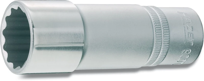 HAZET 900TZ-14 85 mm 12-Point Traction Profile Socket - Chrome-Plated/Polished - Image 1