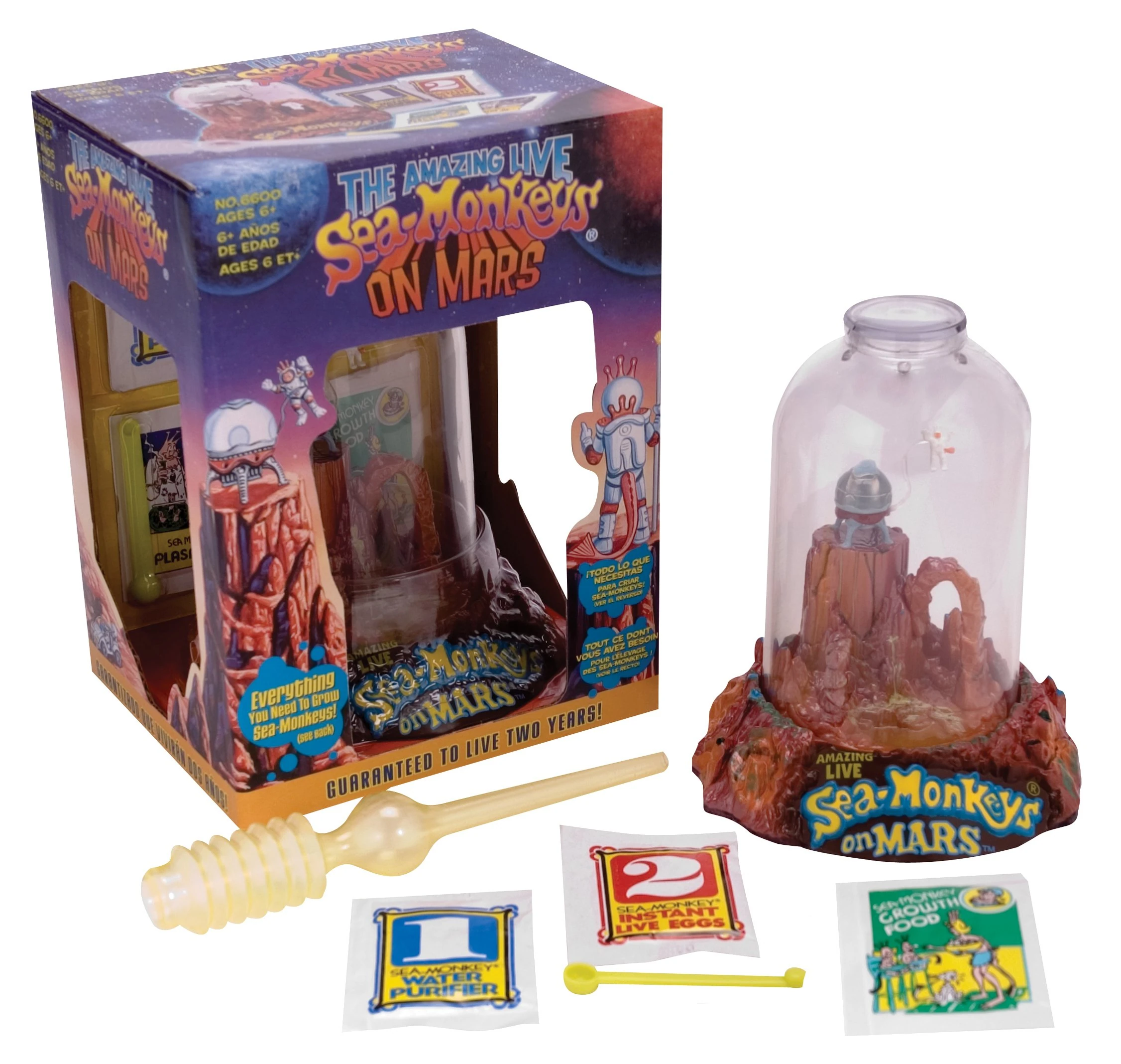 Schylling Sea Monkeys On Mars - Educational Habitat Kit - Space Exploration - Ages 6+