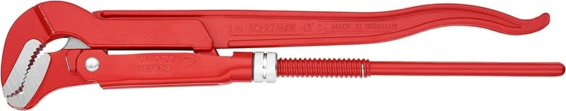 KNIPEX Pipe Wrench S-Type Red Powder-Coated 420 mm, 83 30 015