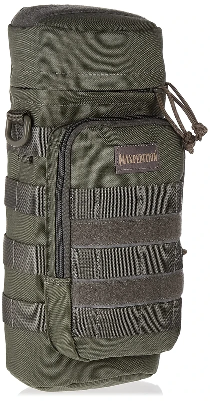 Maxpedition Unisex_Adult 12" x 5" Bottle Holder Bag, Foliage Green, standard size
