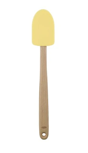 OXO Good Grips Wooden Silicone Spoon Spatula, Lemon Chiffon