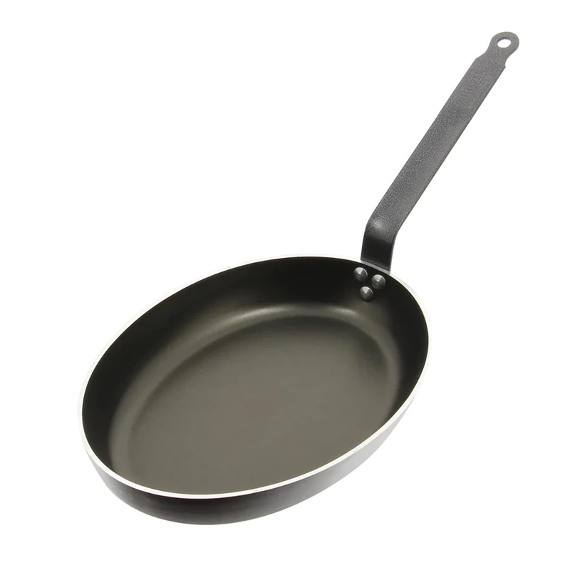 DE BUYER Fish Skillet Non-Stick Chocolate Ovale L 36cm / l 26cm / H 4,3cm