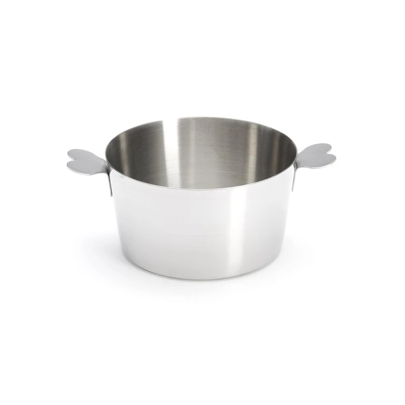 De Buyer 3125.16 Professional Stainless Steel Charlotte Mould without Lid, 16 cm Diameter