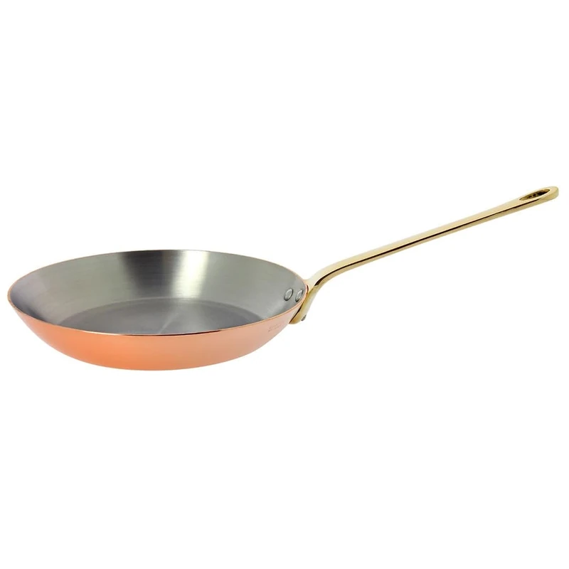 De Buyer Frying Pan Copper and Stainless Steel, Bronze engastes Ronde Ø 20
