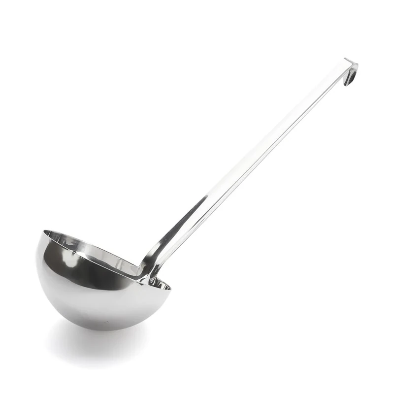 De Buyer 3021.10 One-Piece Ladle, Stainless Steel, stainless steel, Diamètre 20