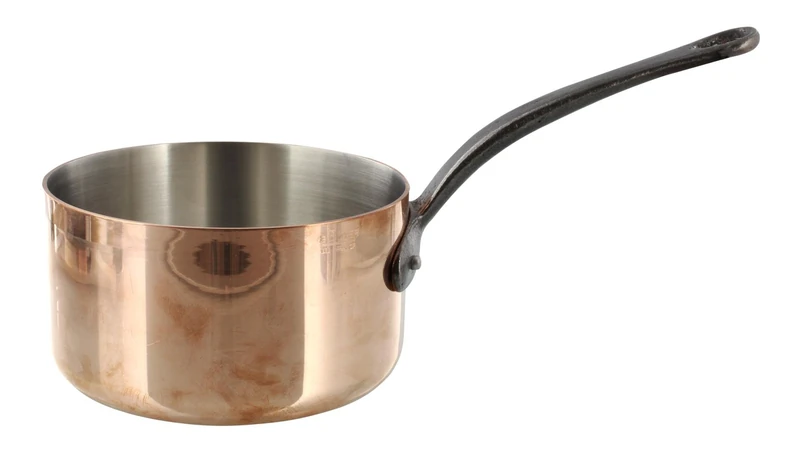 De Buyer 6460.16 Inocuivre First Class Saucepan with Cast-Iron Handle, 16 cm Diameter