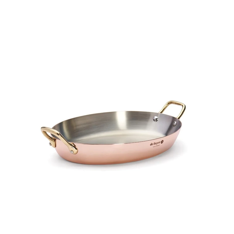 De Buyer 6451.32 Chefs Fry Pans, Large, Copper - Image 1