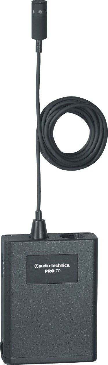 Audio-Technica PRO70 Cardioid Condenser Lavalier/Instrument Microphone Black