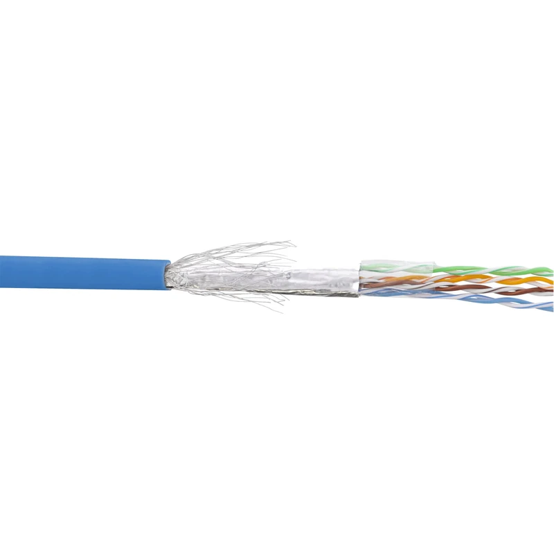 InLine Patch Cable Cat 5e S-FTP (Screened Foiled Twisted Pair) AWG 26 100 m PVC Red