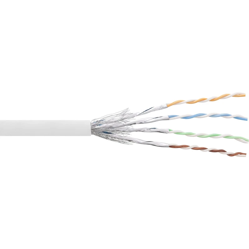 InLine S-STP/PIMF AWG27 Patch Cable Cat. 6 PVC 100 m White