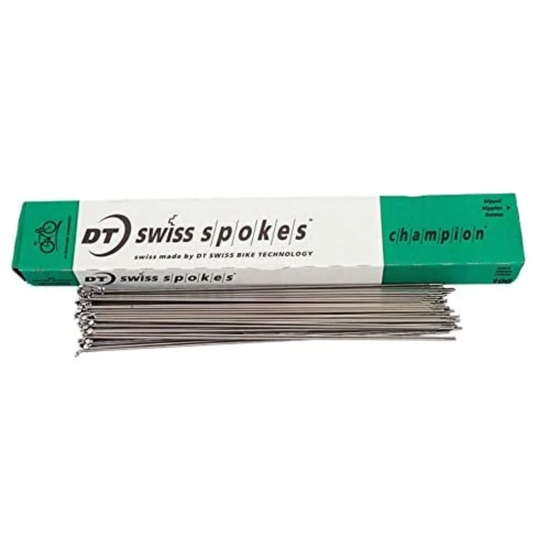 DT Swiss Champion silver spokes 14 g = 2 mm box 100, 258 mm