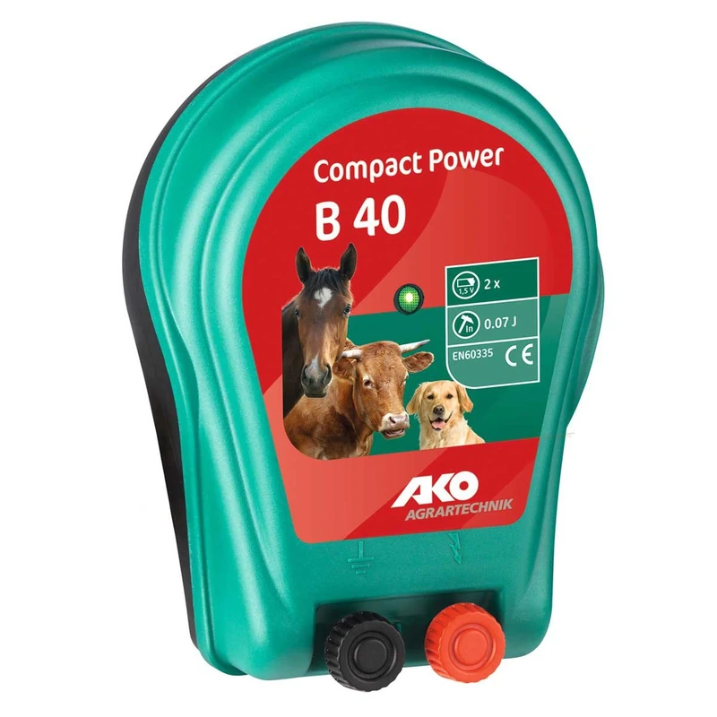 AKO Compact Power B40 Battery Unit - 2 x 1.5 V for Small Fences