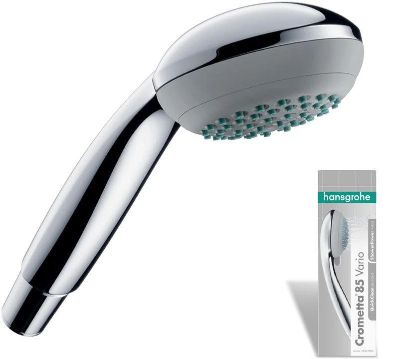 hansgrohe Crometta 85 Vario hand shower, 2 spray modes, chrome