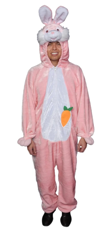 Adult Plush Easter Bunny Mascot Costume By Dress Up America