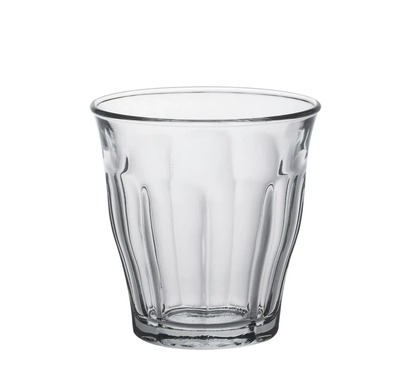 Duralex 1023AB06/6 Picardie Shot Glass without filling mark, 90ml, Pack of 6