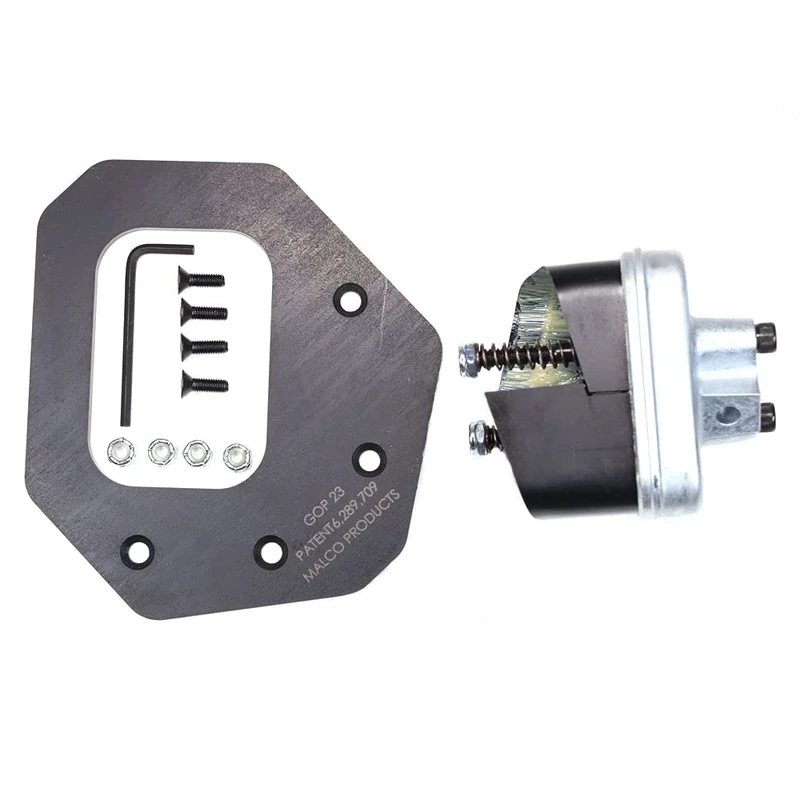 Malco GOP23UK 2 x 3 in. Standard Rectangular Gutter Punch Hole Upgrade Kit, Steel