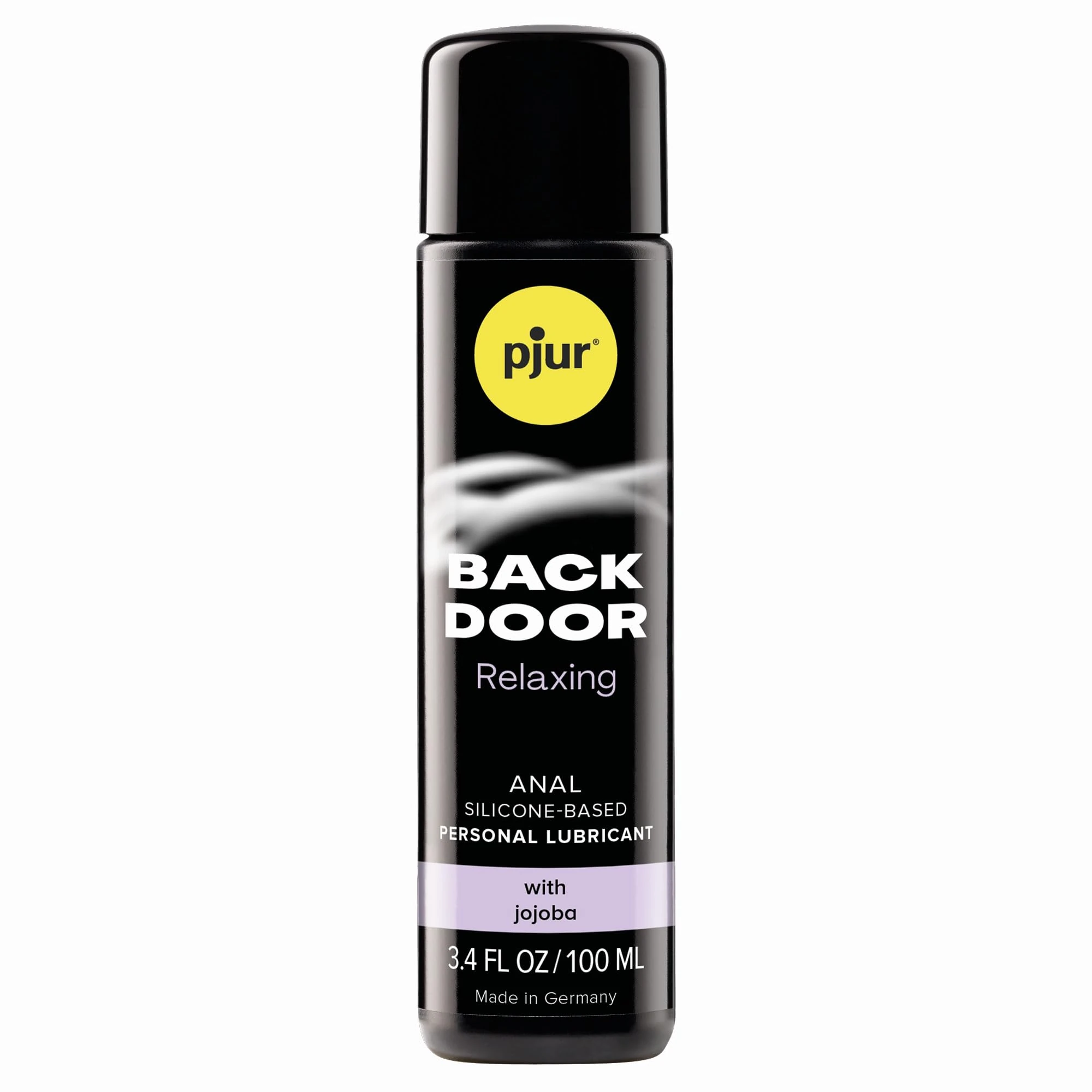 pjur Back Door Relaxing - Silicone-Based, Concentrated Anal Sex Lube with Relaxing Jojoba to Smoothly Prep for Intense Play - Long-Lasting, Water-Resistant Lubricant Sex Gel for Couples (100ml)