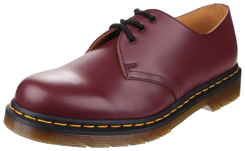 Dr. Marten's 1461 Unisex Lace-Up Shoes, Red (Cherry Red Smooth), 7 UK (41 EU)