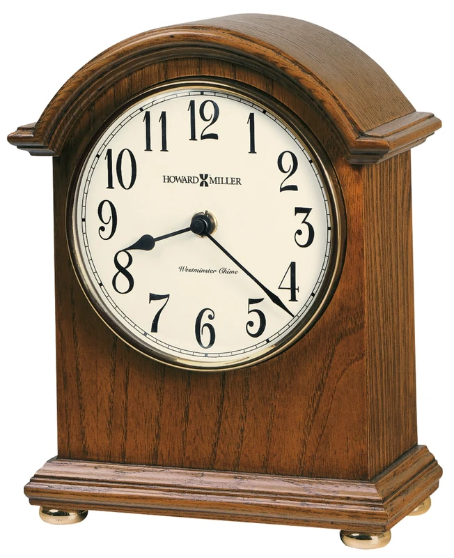 Howard Miller Myra Mantel Clock 635-121 – Oak Yorkshire Wood & Quartz Single Chime Movement