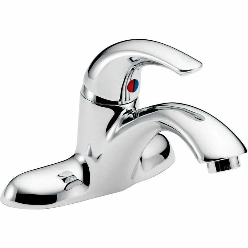 Delta Faucet 22C101 22T Less Pop-Up Single Handle Centerset Bathroom Faucet, Chrome