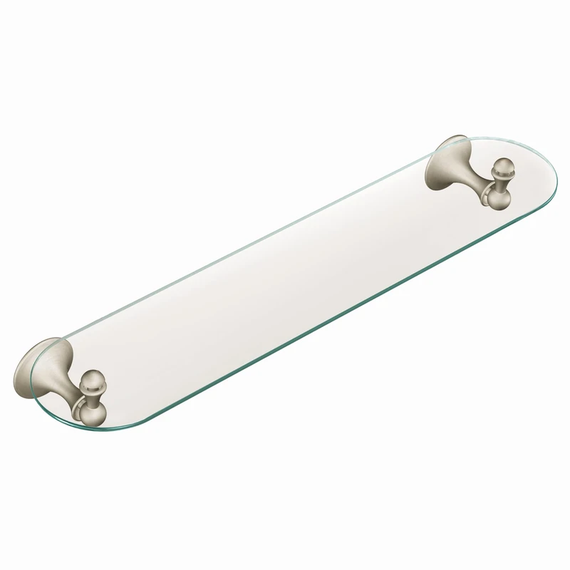 Moen DN7790BN Lounge Bathroom Vanity Shelf, Brushed Nickel