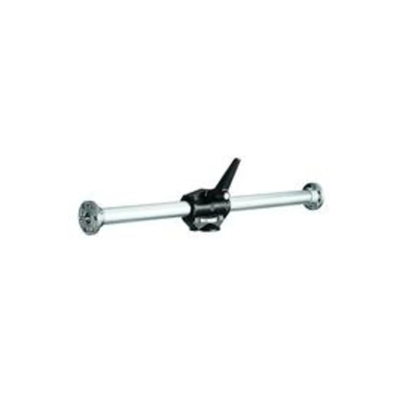 Manfrotto 131D Horizontal Double Head Accessory Arm - Silver (For Mounting 2 Heads At 90 Degrees, 3/8" Thread On Both Ends Of The Arm)