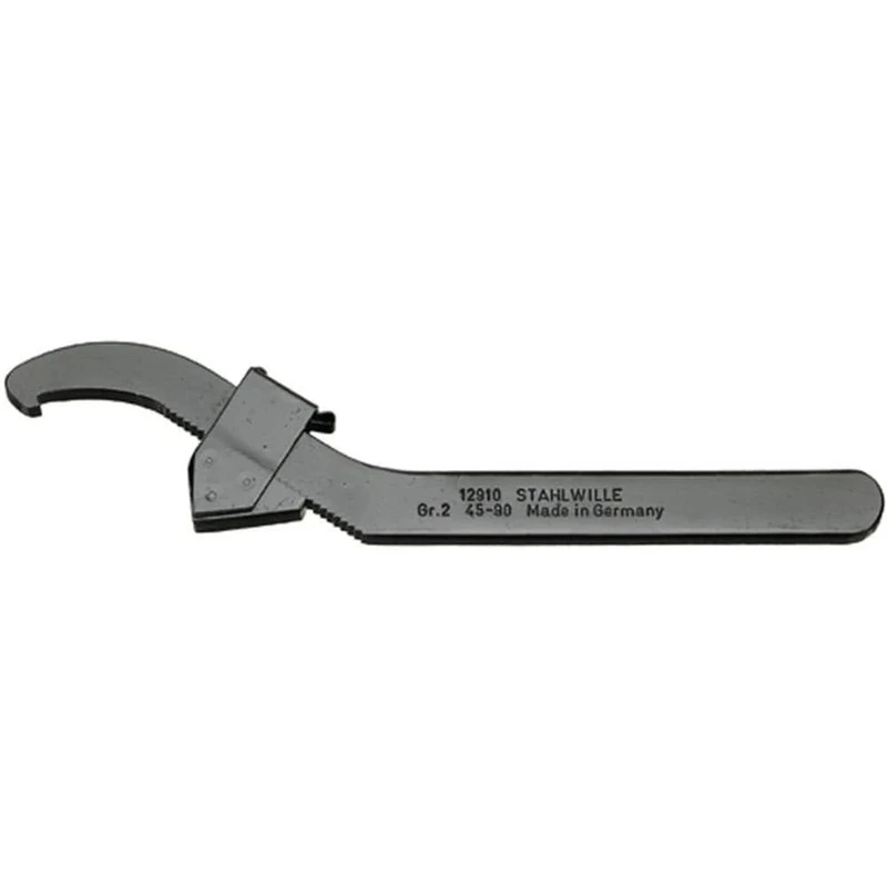 Stahlwille 44010003 12910 Adjustable Hook Spanner, 3 Size, 95mm-165mm Opening, Pack of 5