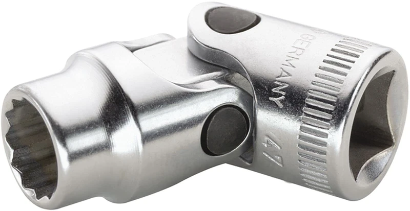 Stahlwille 02040016 47 High Performance Steel Socket, 3/8 inch Drive, 16 mm Size, 51.5 mm Length