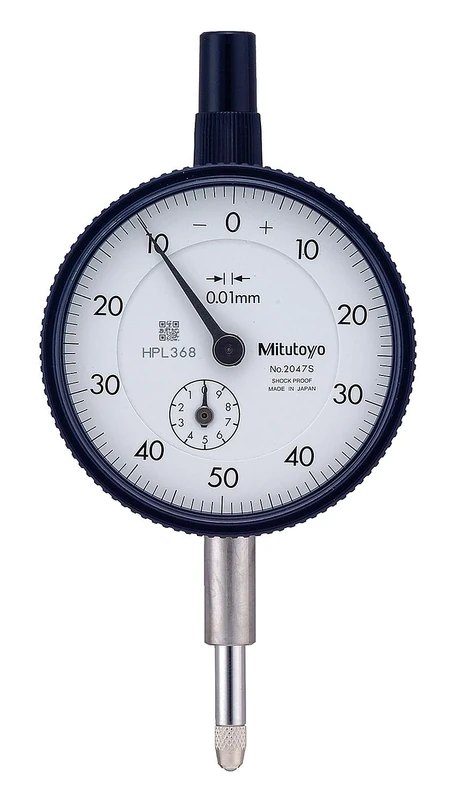 Mitutoyo 2047S Dial Indicator, Lug Back Plate